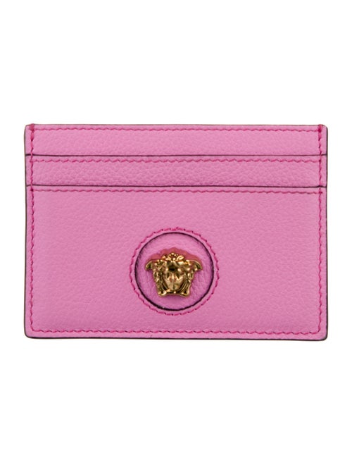 Versace Medusa Insignia Leather Card Holder