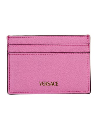 Versace Medusa Insignia Leather Card Holder