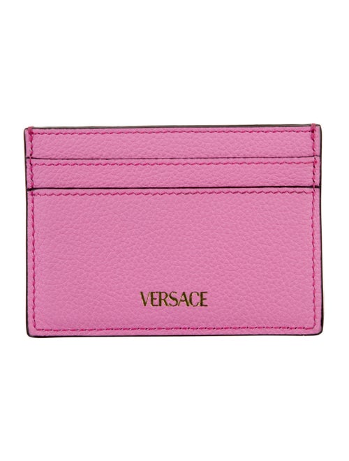 Versace Medusa Insignia Leather Card Holder