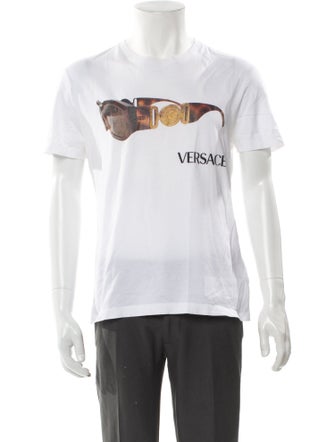 Versace Graphic Print Crew Neck T-Shirt