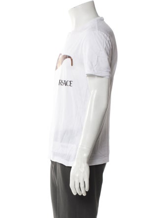 Versace Graphic Print Crew Neck T-Shirt