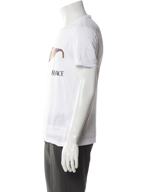 Versace Graphic Print Crew Neck T-Shirt