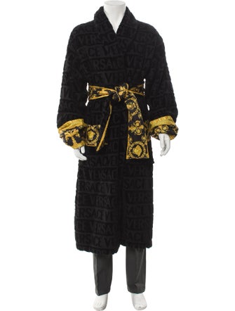 Versace Barocco Print Printed Robe