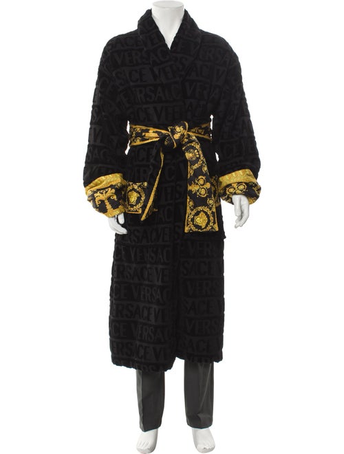 Versace Barocco Print Printed Robe