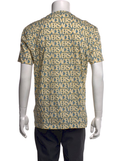 Versace Printed Crew Neck T-Shirt