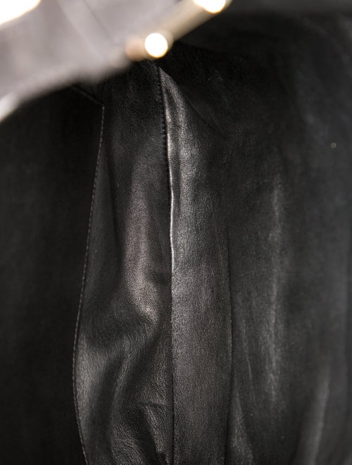 Versace Suede Shoulder Bag