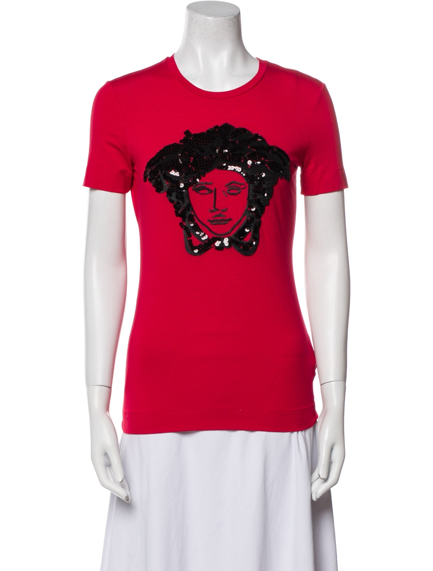 Versace Graphic Print Crew Neck T-Shirt w/ Tags