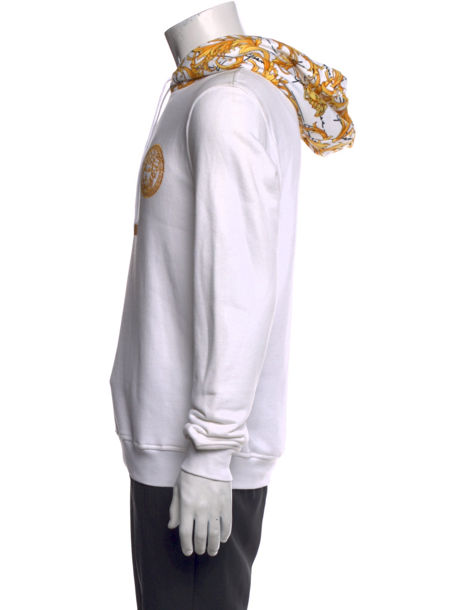 Versace Graphic Print Crew Neck Hoodie