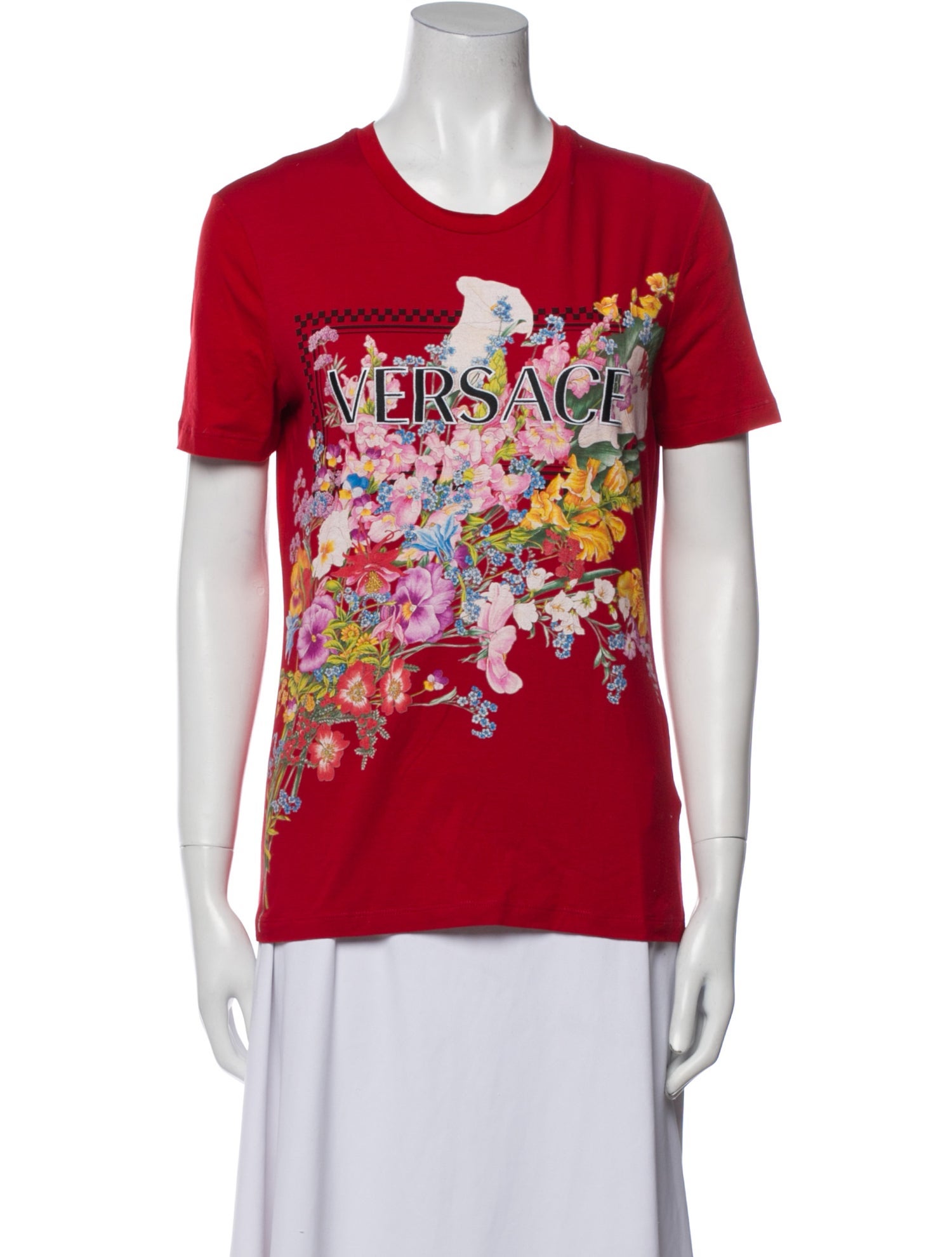 Versace Graphic Print Crew Neck T-Shirt w/ Tags