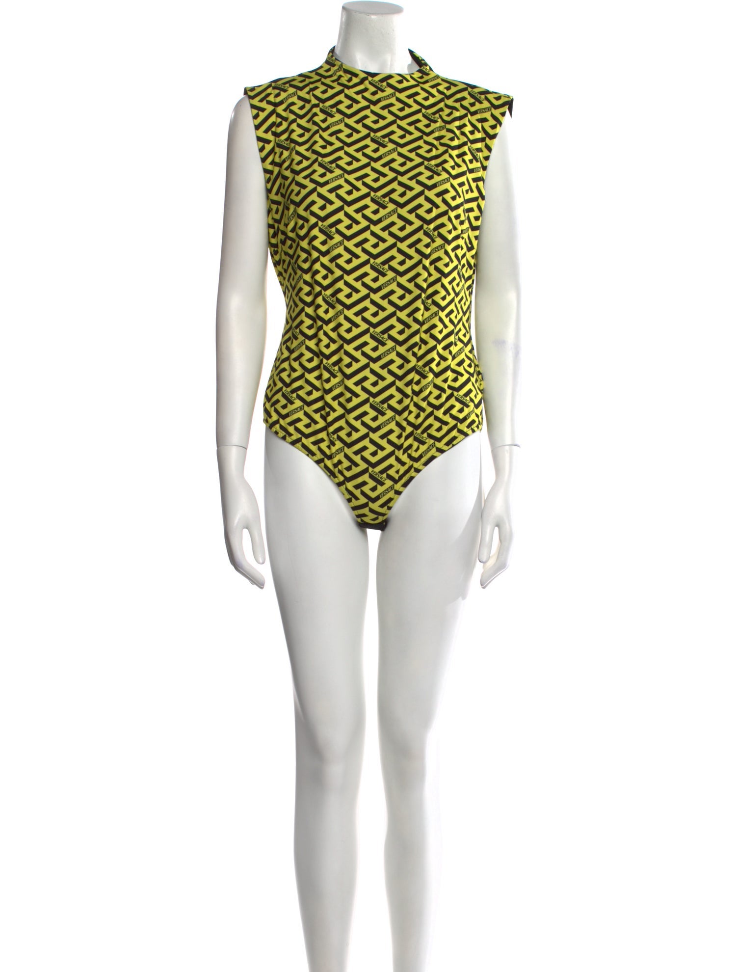 Versace Nylon Printed Bodysuit