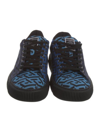 Versace Canvas Printed Sneakers