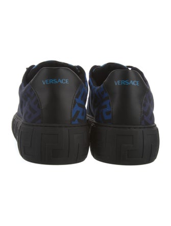 Versace Canvas Printed Sneakers