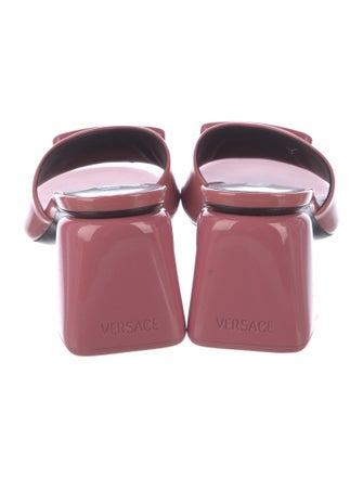 Versace Medusa Insignia Leather Slides