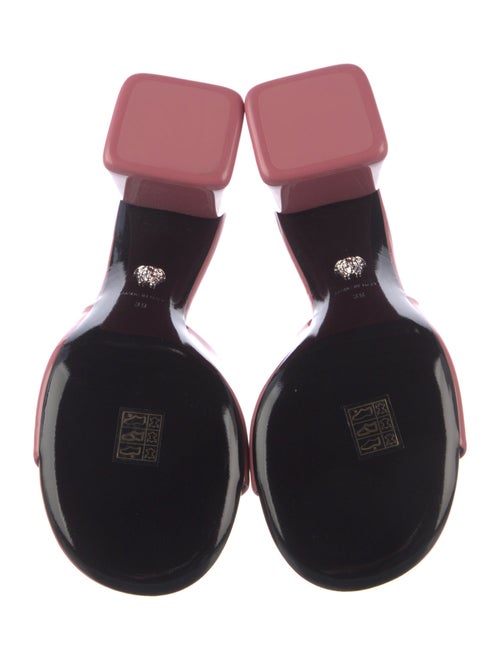 Versace Medusa Insignia Leather Slides