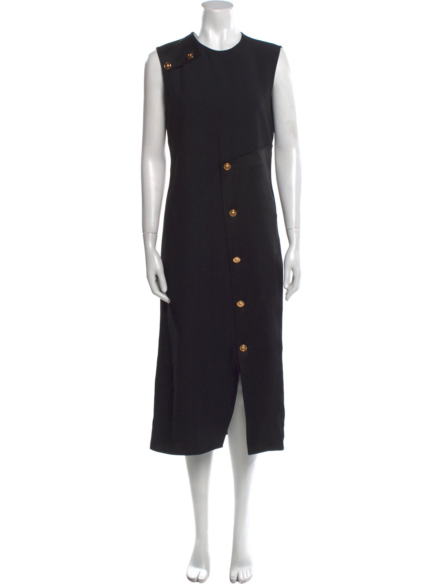 Versace Crew Neck Long Dress