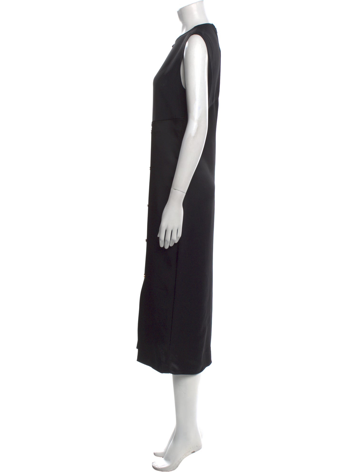 Versace Crew Neck Long Dress