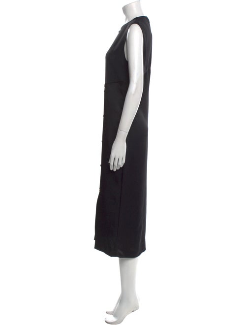 Versace Crew Neck Long Dress