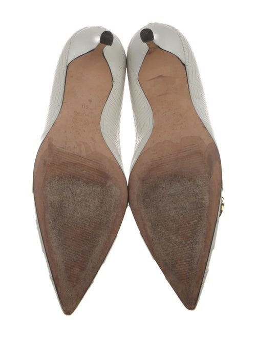 Versace Medusa Insignia Leather Pumps