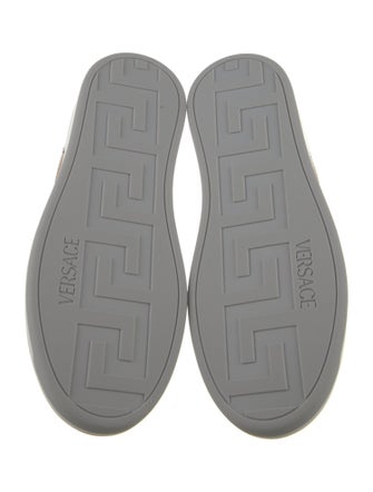 Versace Leather Printed Sneakers