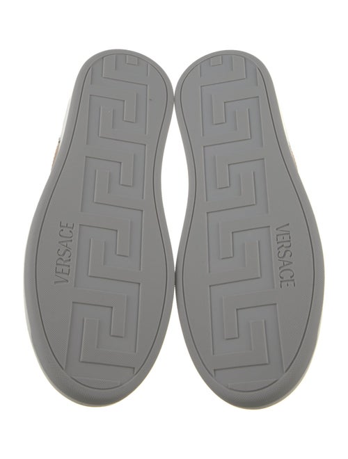 Versace Leather Printed Sneakers