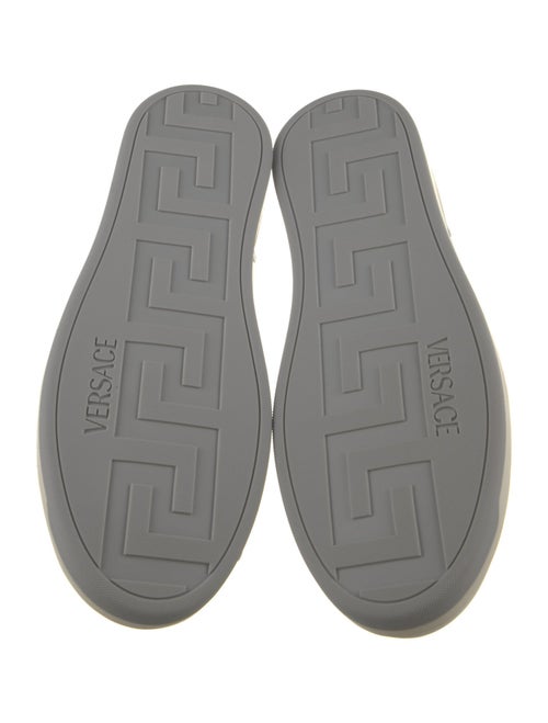 Versace Leather Printed Sneakers