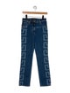 Versace Mid-Rise Straight Leg Jeans