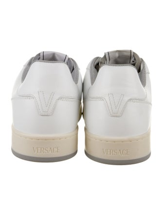 Versace Leather Printed Sneakers