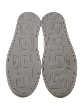 Versace Leather Printed Sneakers