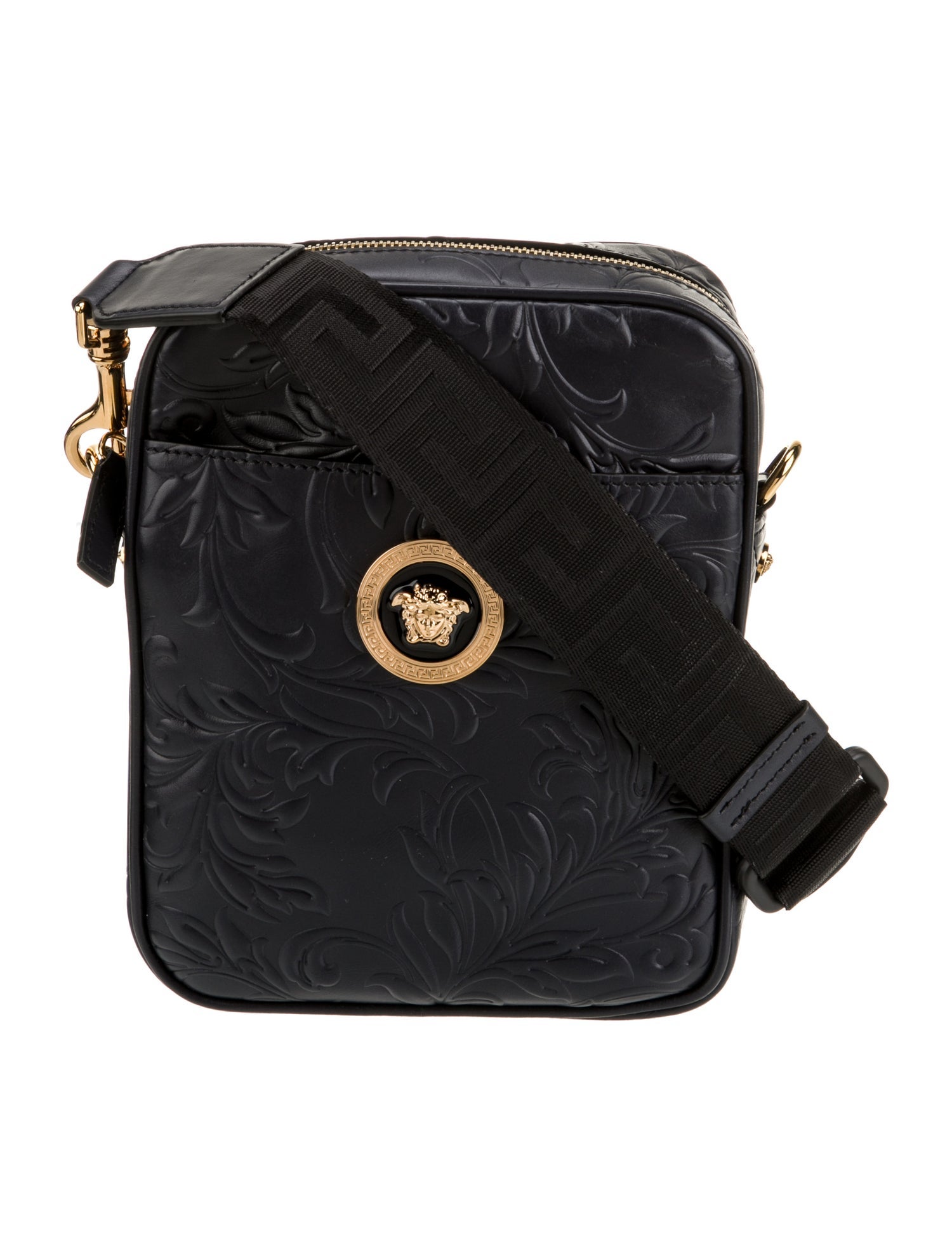Versace Leather Crossbody Bag