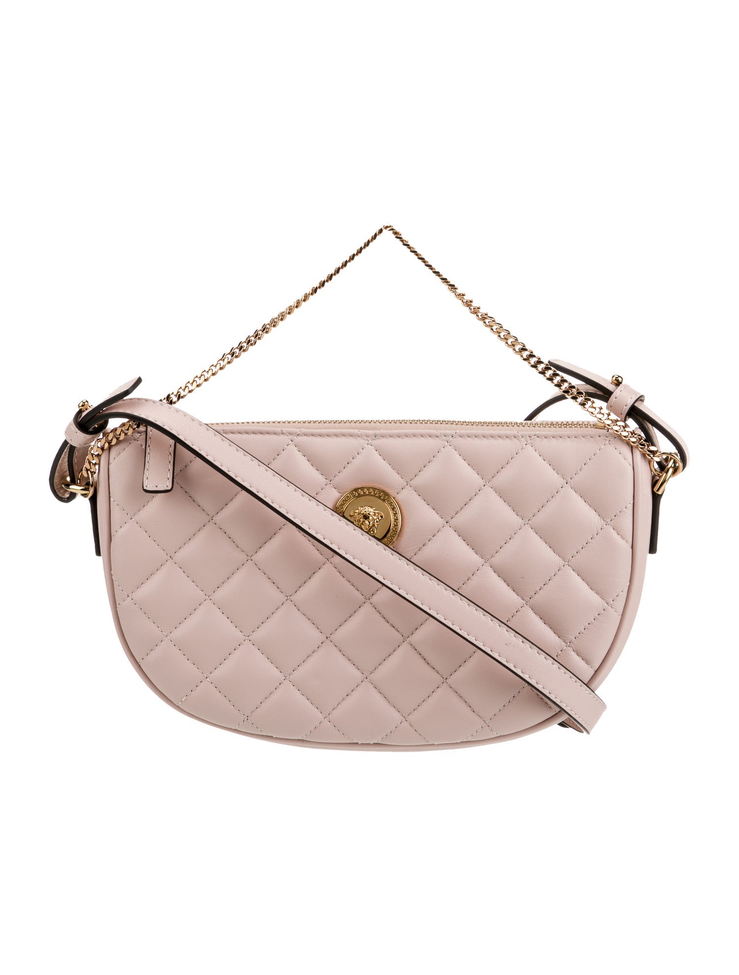 Versace Leather Top Handle Bag