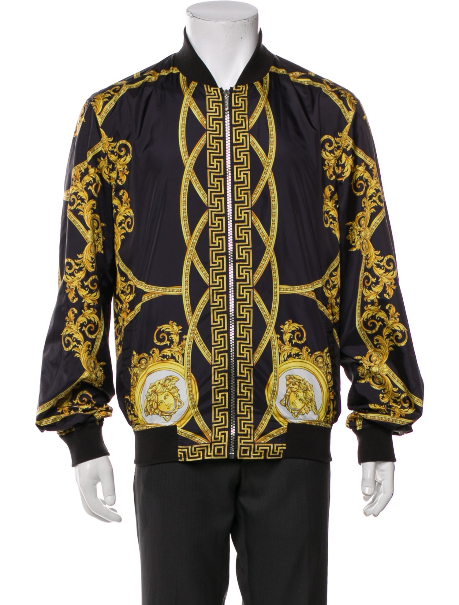 Versace Printed Bomber Jacket