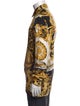 Versace Silk Floral Print Shirt