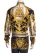 Versace Silk Floral Print Shirt