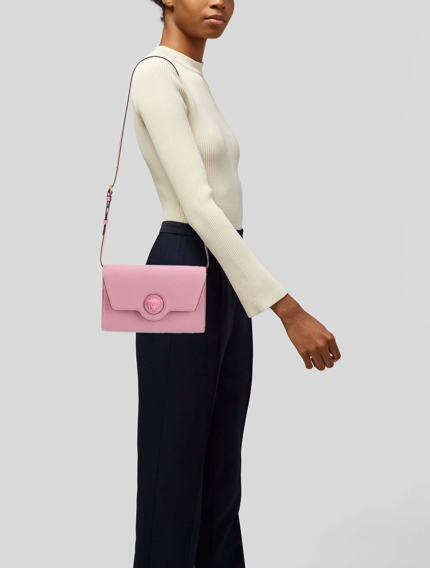 Versace Leather Crossbody Bag