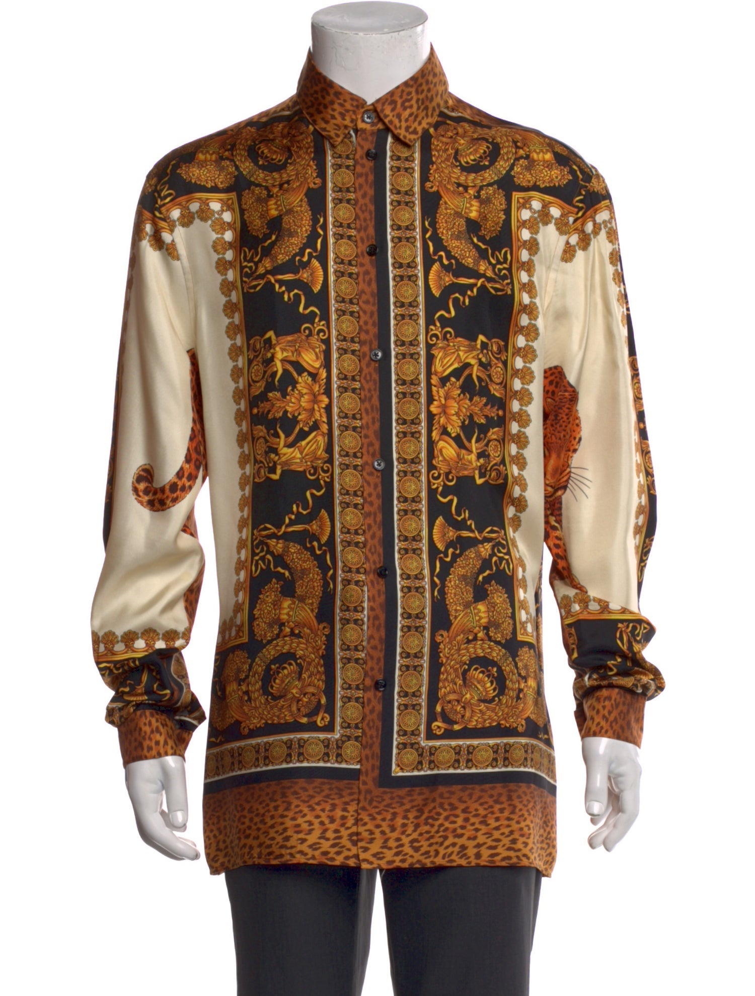 Versace Silk Printed Shirt