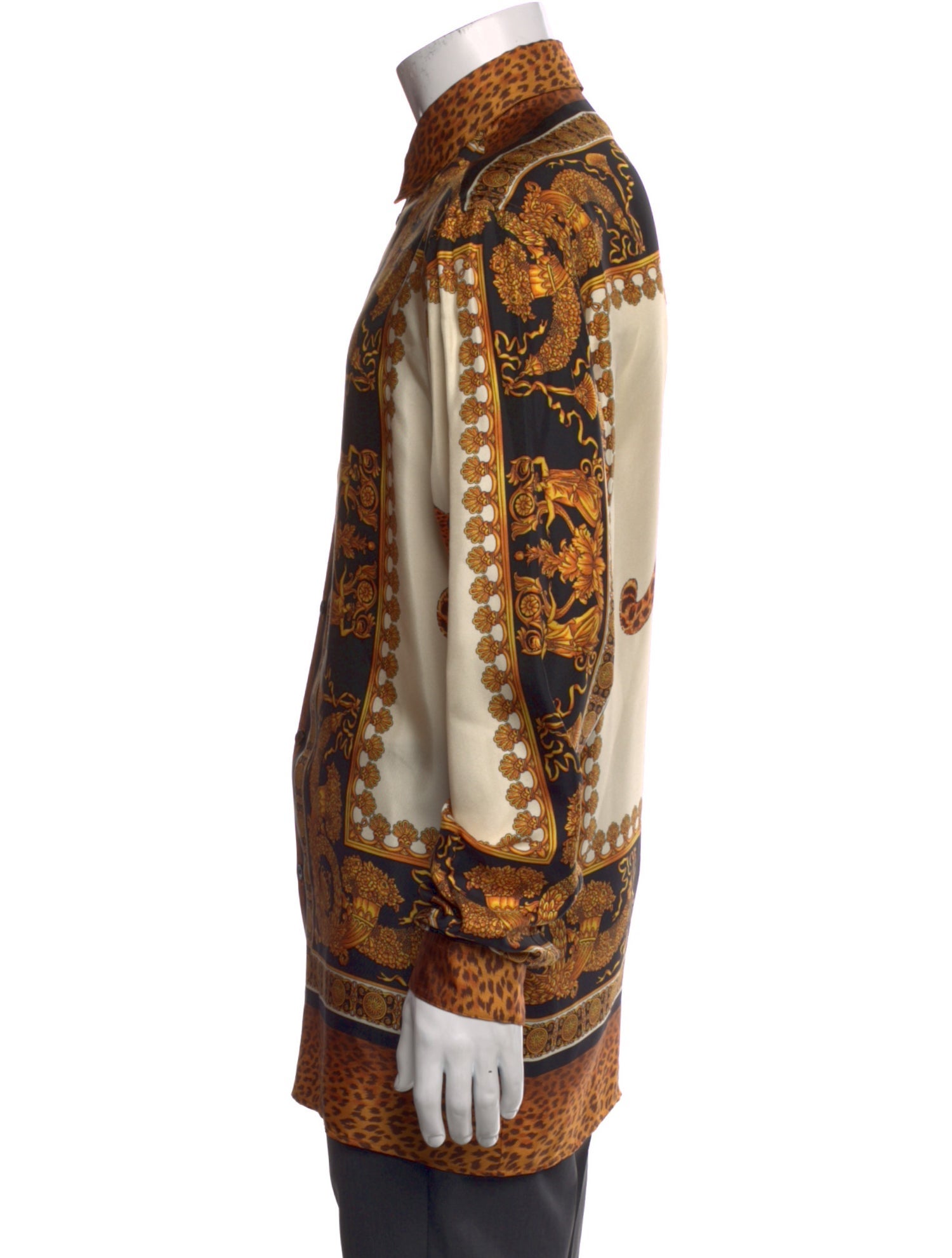 Versace Silk Printed Shirt