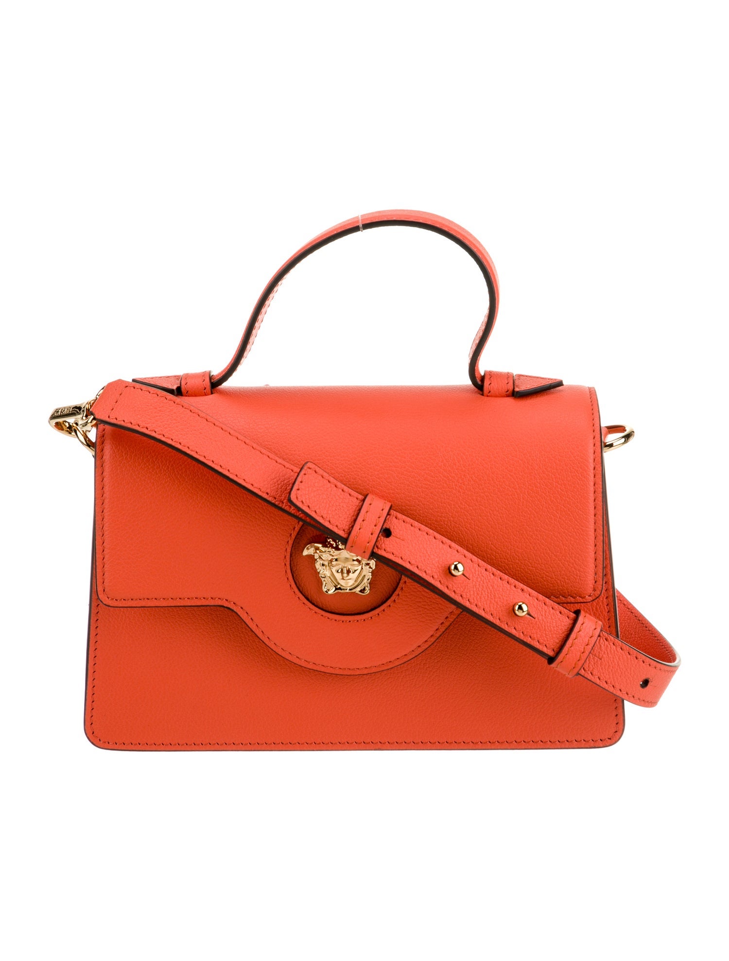 Versace Leather Top Handle Bag