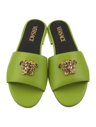 Versace Leather Slides