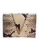Versace Snakeskin Animal Print Wallet