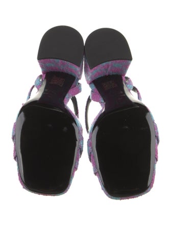 Versace Animal Print Sandals