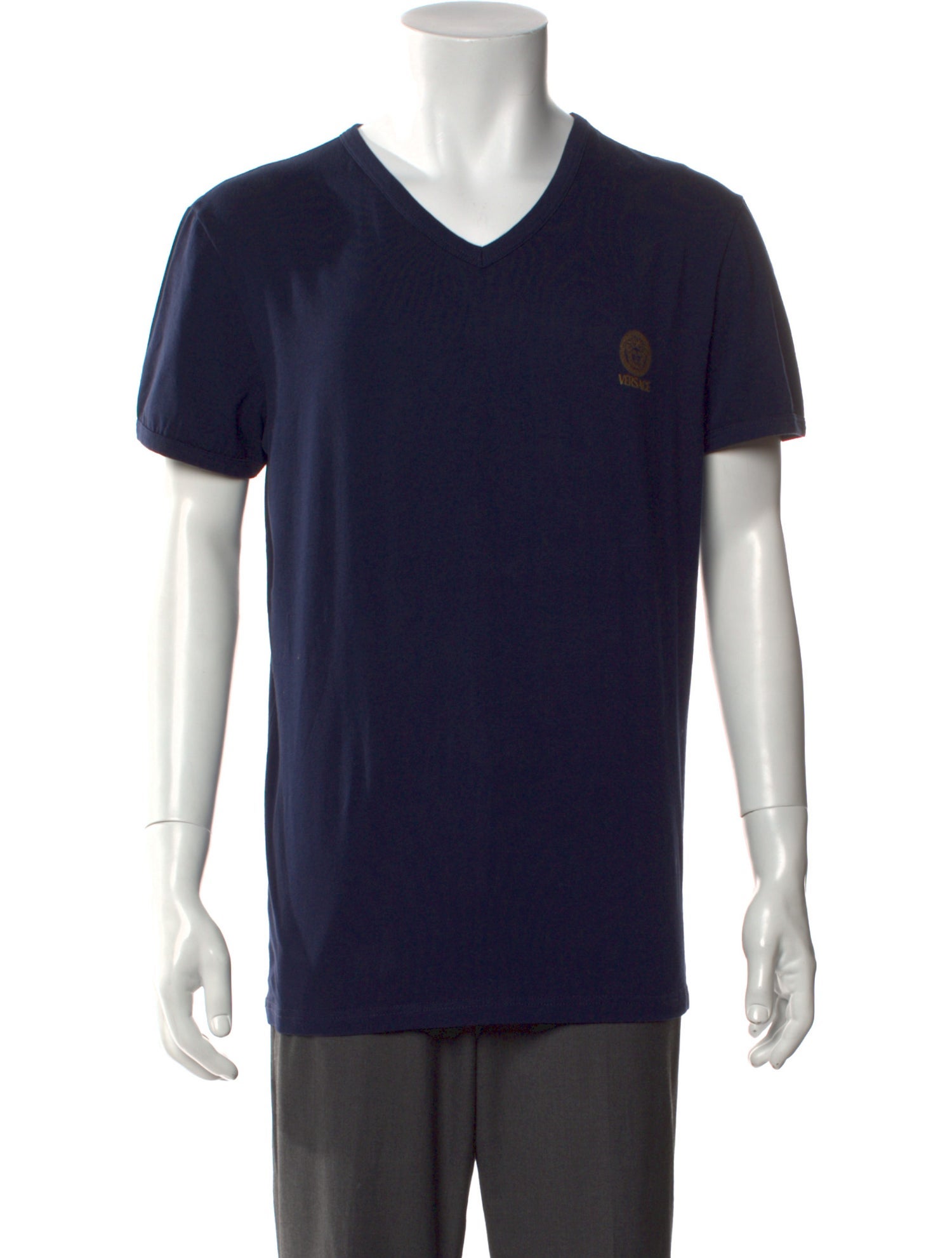 Versace V-Neck Short Sleeve T-Shirt w/ Tags