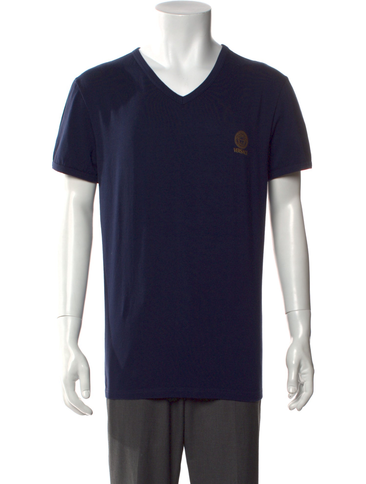 Versace V-Neck Short Sleeve T-Shirt w/ Tags