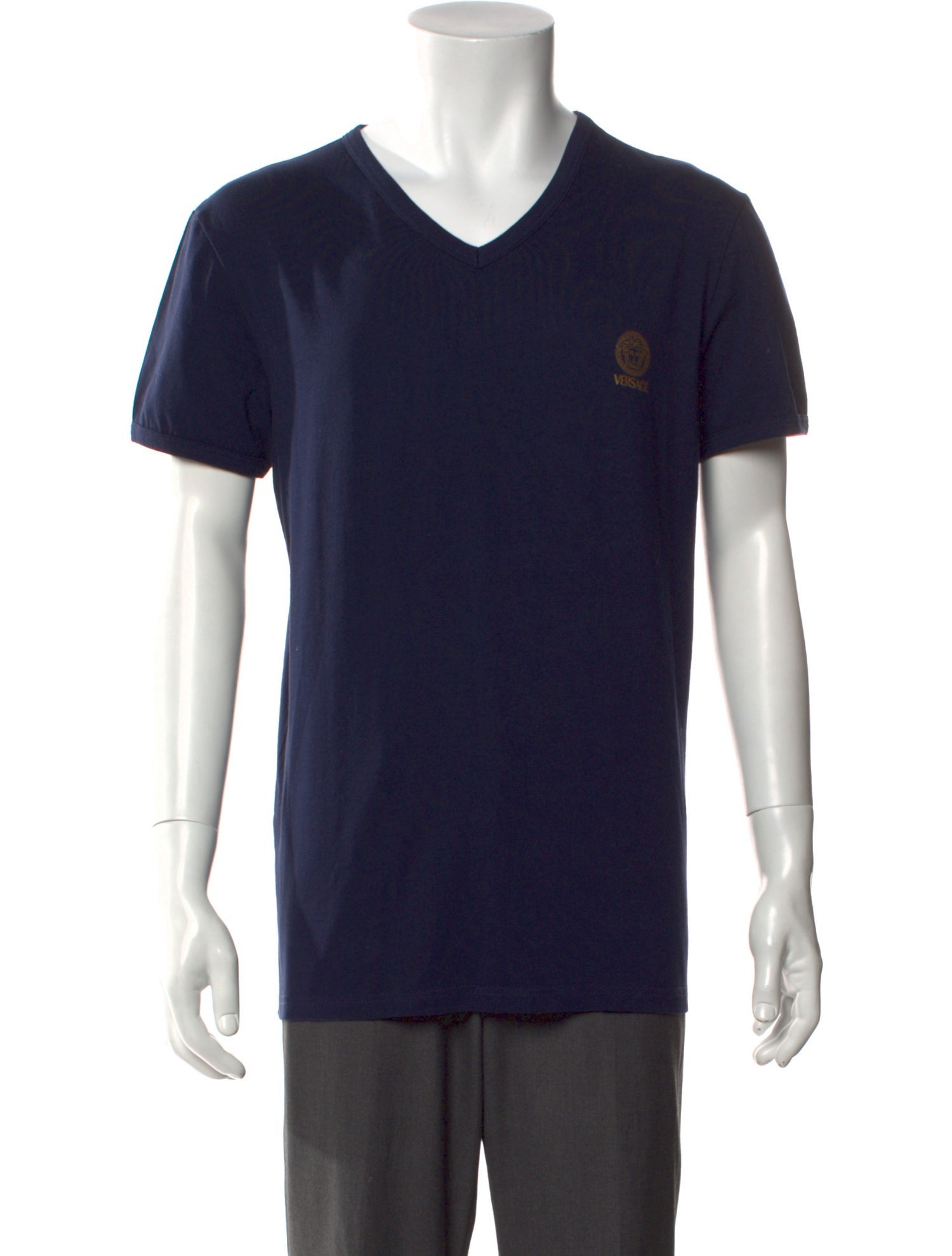 Versace V-Neck Short Sleeve T-Shirt w/ Tags