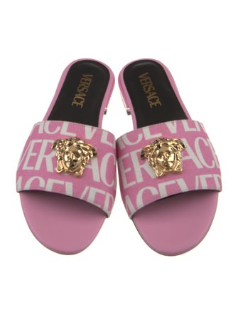 Versace Canvas Printed Slides