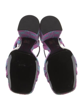 Versace Animal Print Sandals