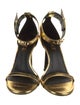 Versace Embossed Leather Sandals