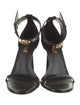 Versace Embossed Leather Sandals