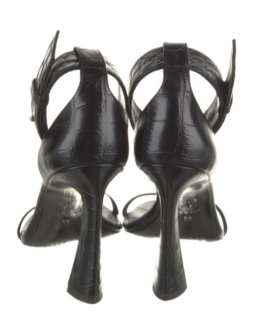 Versace Embossed Leather Sandals