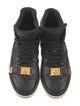 Versace Quilted Pattern Leather Sneakers
