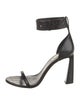 Versace Embossed Leather Sandals